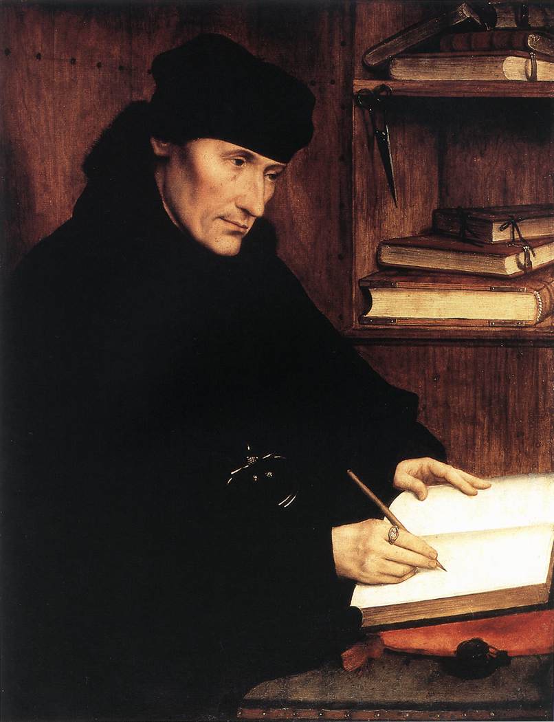 Portrait of Erasmus of Rotterdam sg